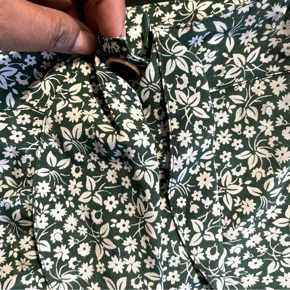 EUC Veronica Beard Kaia Skirt in Forest Green - Size 8 - Picture 10 of 15